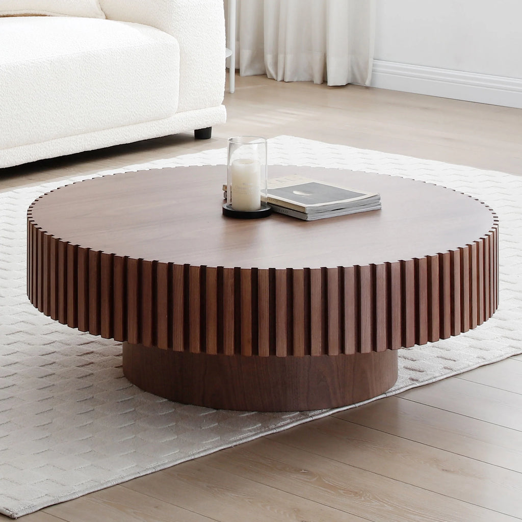 39.37'' Round MDF Coffee Table P283