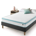 King Mint Green Memory Foam Hybrid Spring Mattress E772