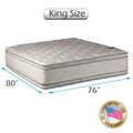 King Size Plush Eurotop Mattress with Mattress Cover Q7857