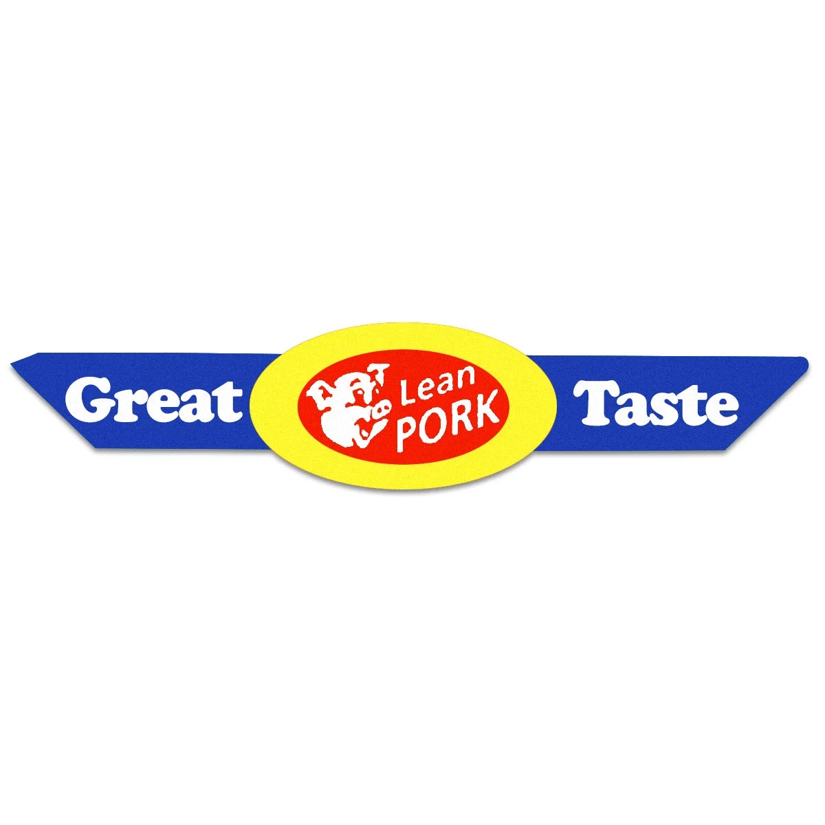 Die-Cut Greaseproof Strap Label Blue J3078