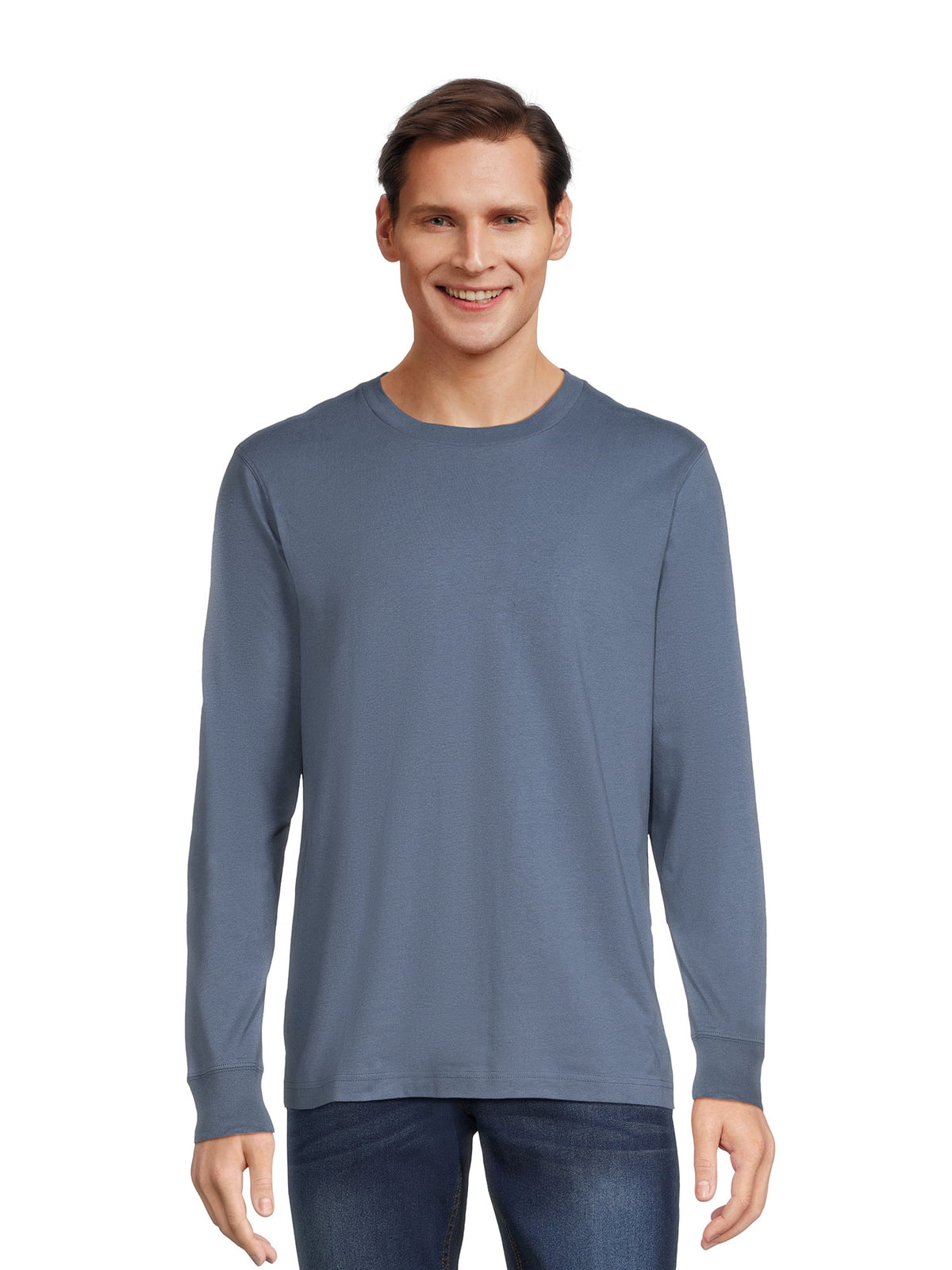Long Sleeve Crewneck T-Shirts, 3-Pack K518248