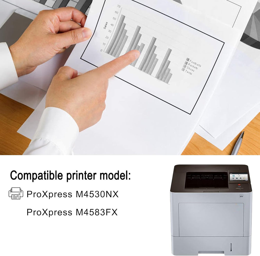 2 Pack Black Toner Cartridge for ProXpress M4530NX M4583FX Printer O64693