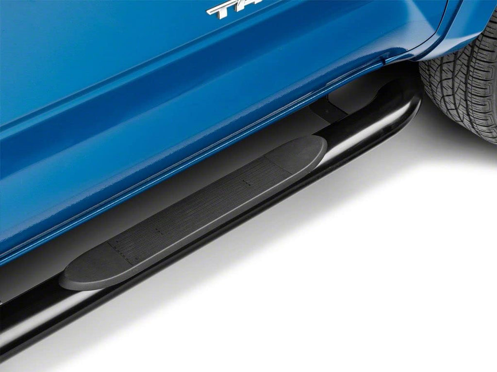 Black Oval Bent End Side Step Bars W978093