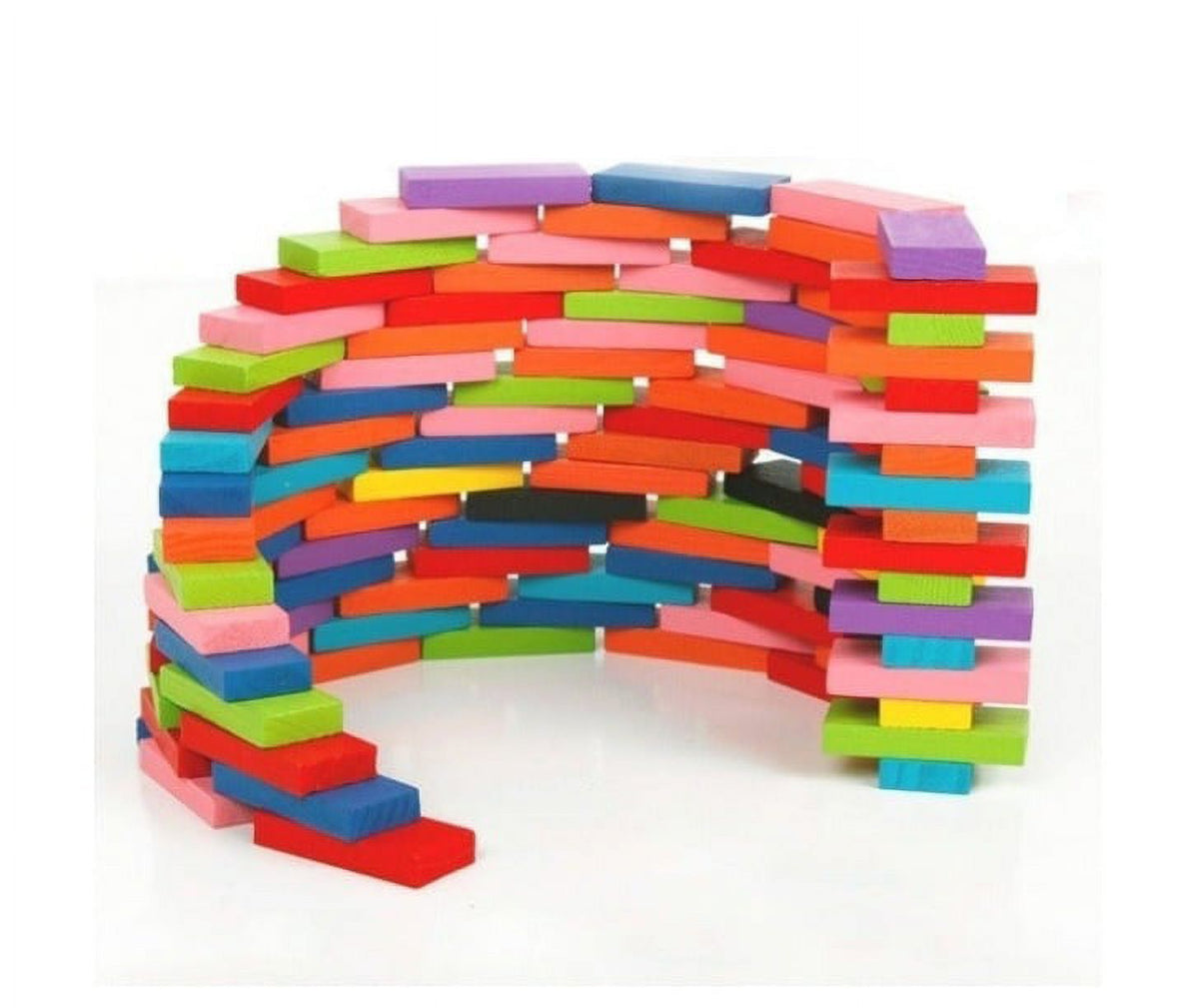 Wood Dominoes Tiles Building Blocks W2085