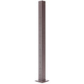 Weathered Brown Cable Stair Bottom Post E534564