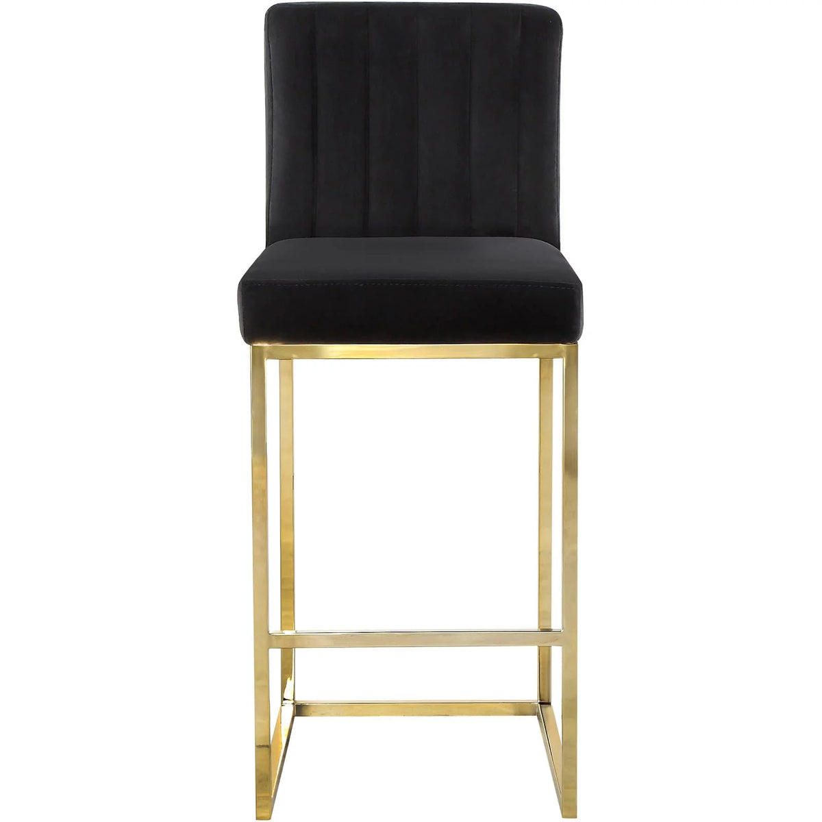 Gray Velvet Counter Stool V743378