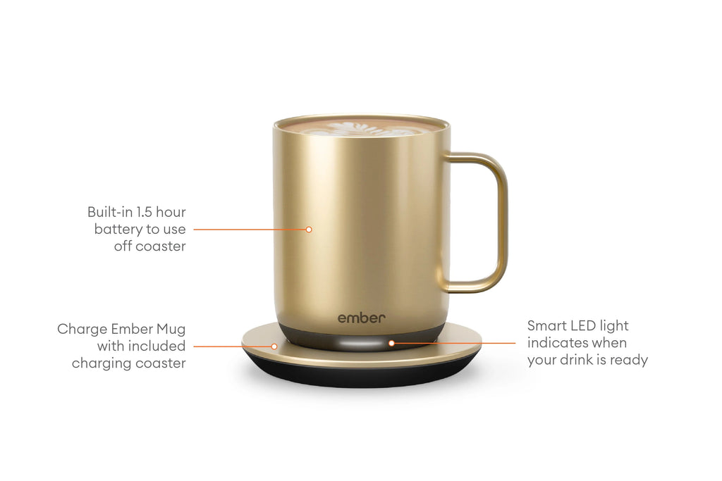 10 oz Copper Temperature Control Smart Mug K717