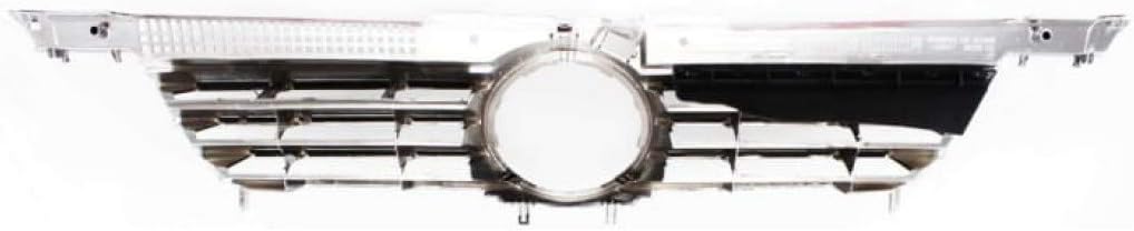 Black Shell & Insert Grille Assembly with Chrome Molding X93750