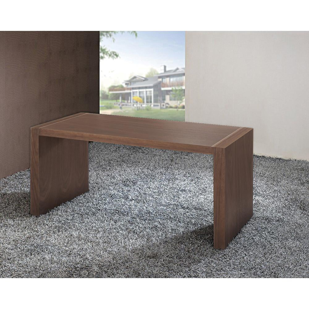 Walnut Wood Computer Desk S389