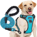 Adjustable Reflective Oxford Dog Harness with 5ft Dog Leash N101