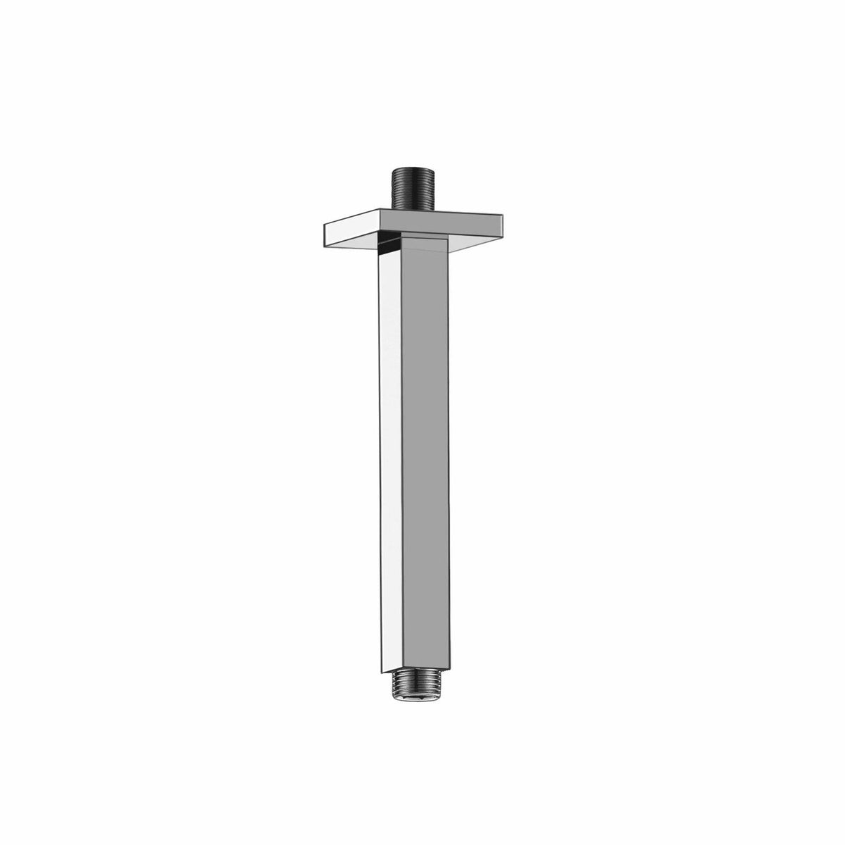 Polished Nickel Square Ceiling Mount Shower Arm T5361