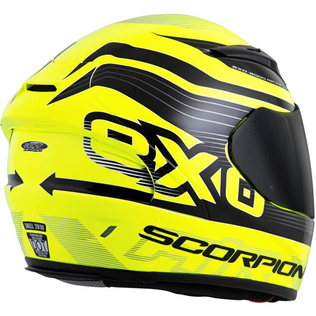Black/Neon Full-Face Helmet F479853