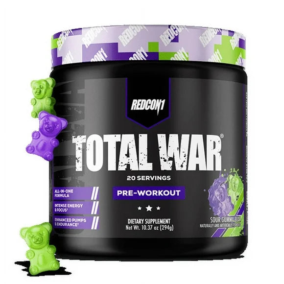 Sour Gummy Bear Pre Workout Powder 20 Servings W629