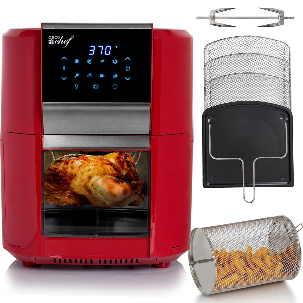 12.7 QT Digital Air Fryer Oven with 3 Roasting Racks T2644