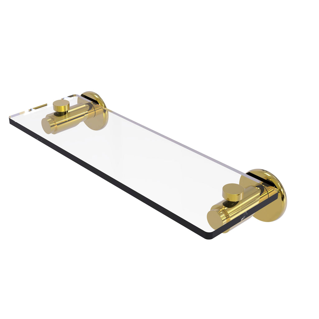 22 inch Glass Vanity Shelf Satin Brass H72153