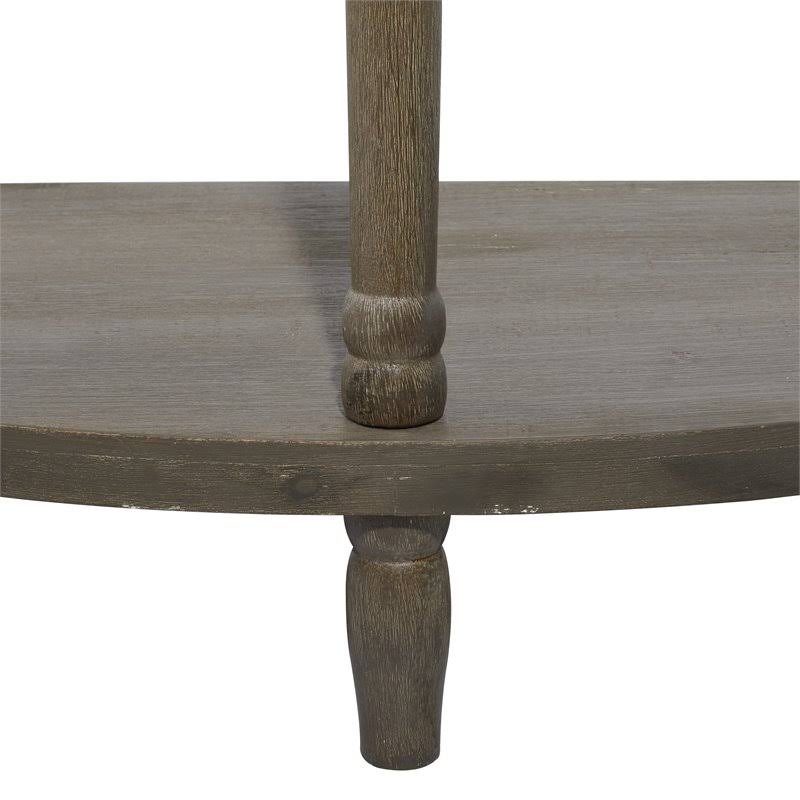 Beige Farmhouse Metal Console Table F557704
