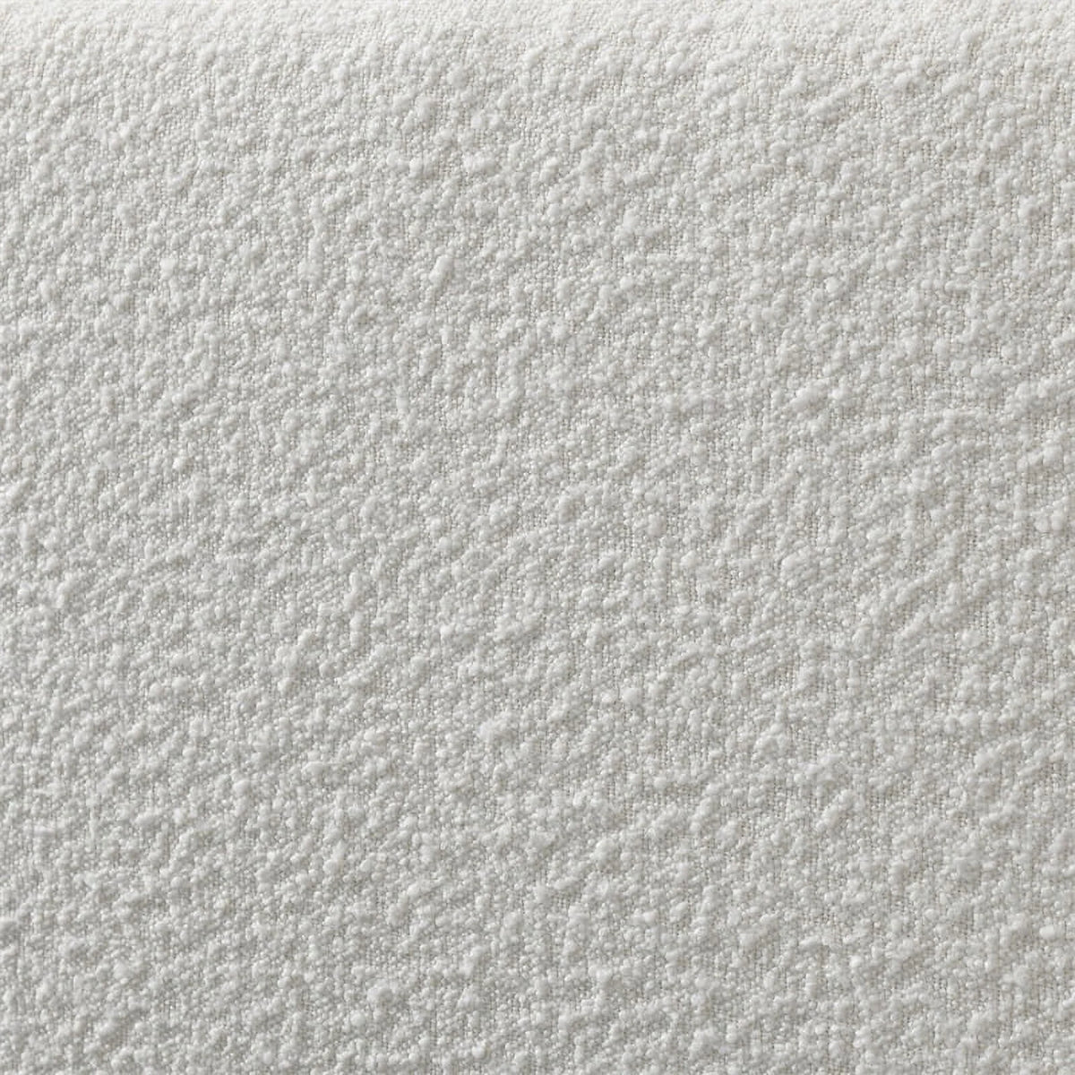 Queen Bed Cream Beige Boucle Fabric A605121