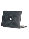 Faux Crocodile MacBook Case - Charcoal T863