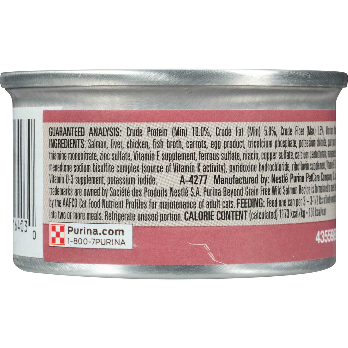 Grain Free Wild Salmon Wet Cat Food Pate G92299