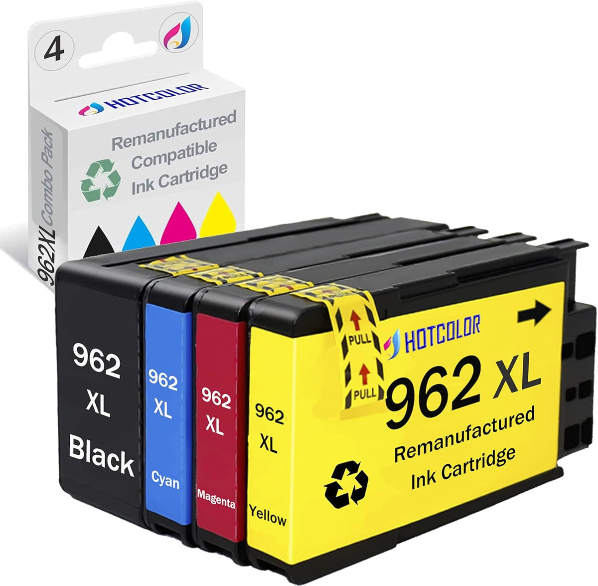 962XL Ink Cartridges Combo Pack 4PK R954
