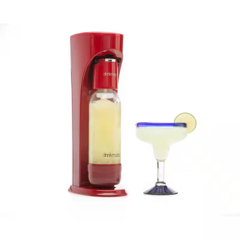 Red Carbonating Water Machine Bottles G7649