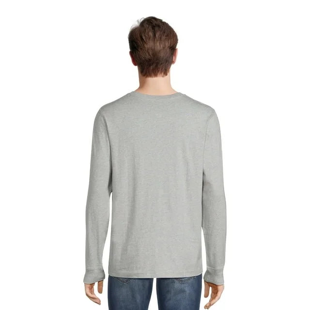Long Sleeve Crewneck T-Shirts, 3-Pack K518248