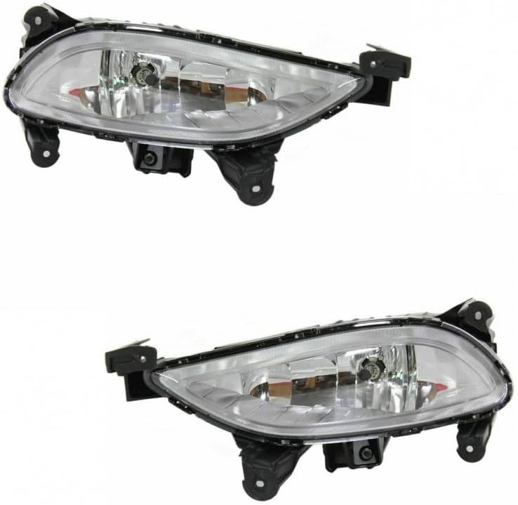 Fog Light Assembly Pair for Hyundai Sonata 2011 2012 2013 N54126