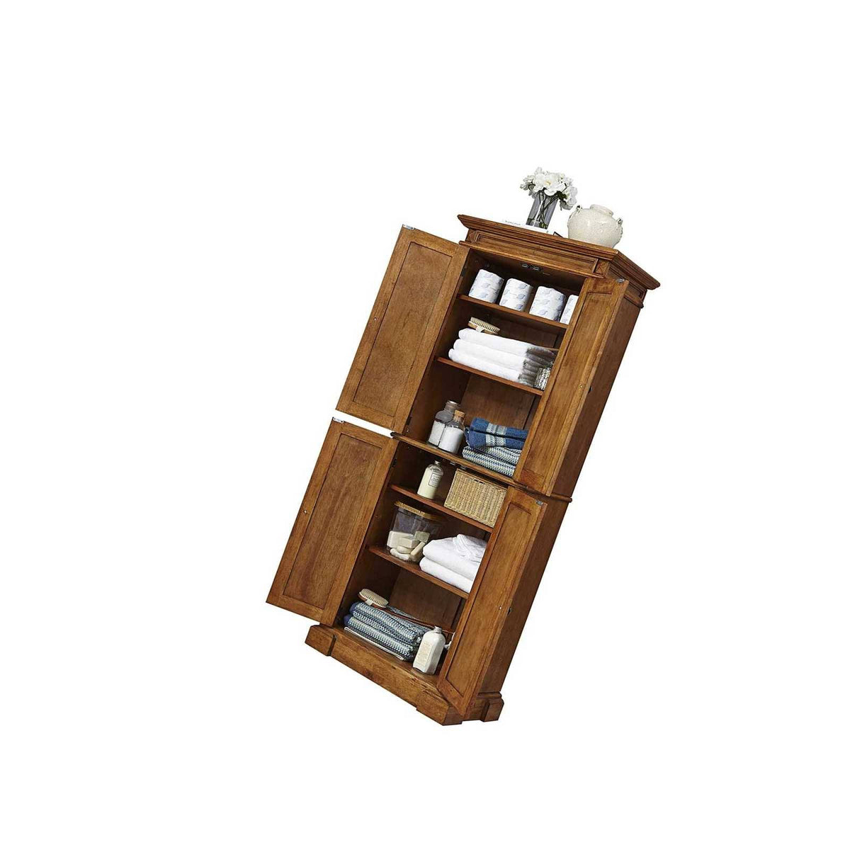 Distressed Oak Pantry O965