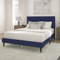 Gray Diamond Tufted Upholstered Queen Platform Bed B549499