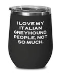 Italian Greyhound Dog Wine Glass G268112