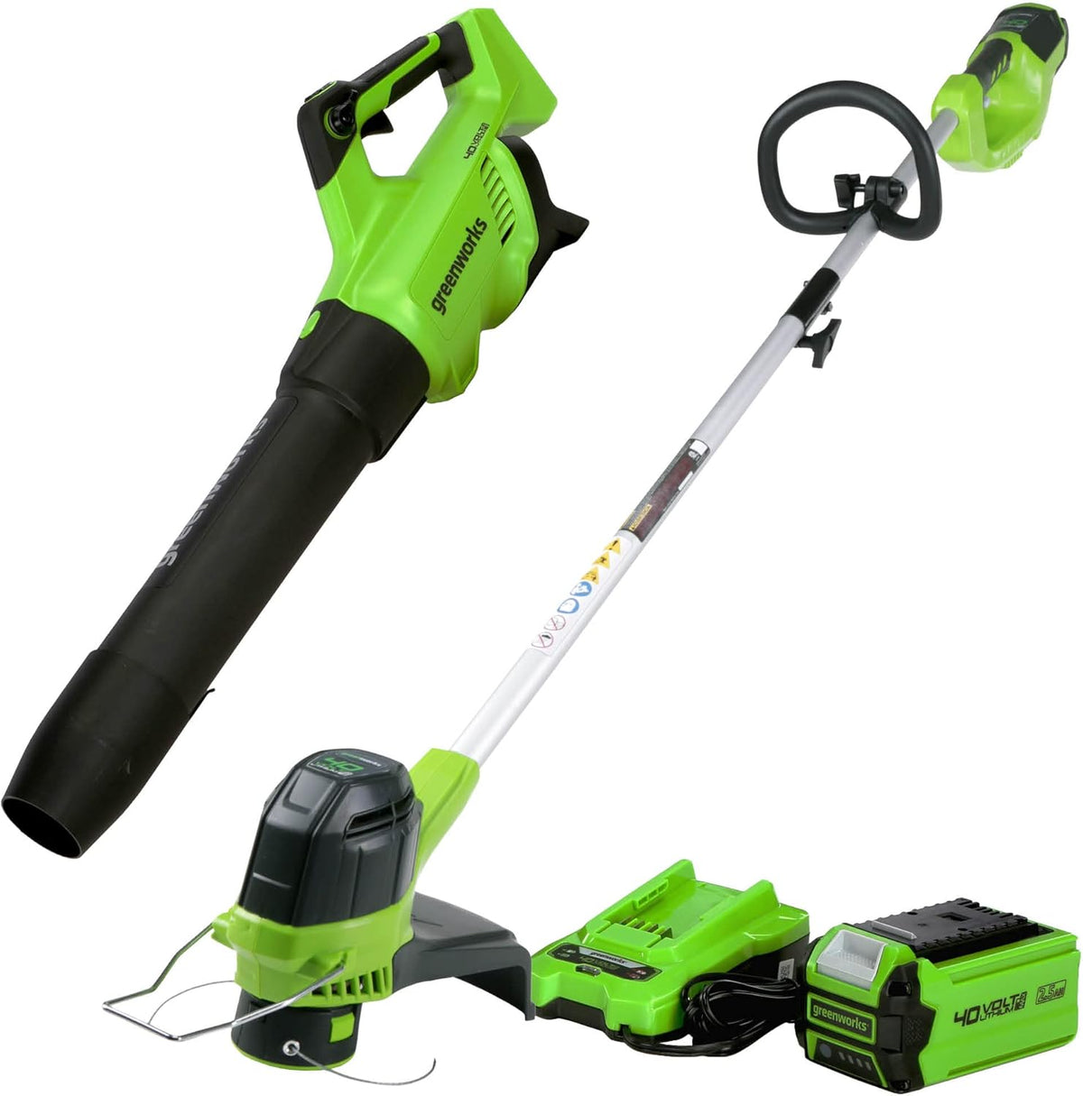 40V Cordless Axial Blower with 2.5Ah Battery and Charger H3851