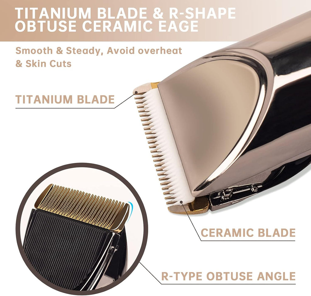 Cordless Dog Clippers for Grooming Pet Hair Trimmer, Rechargeable Electric Shaver, Pack of 2 I576189