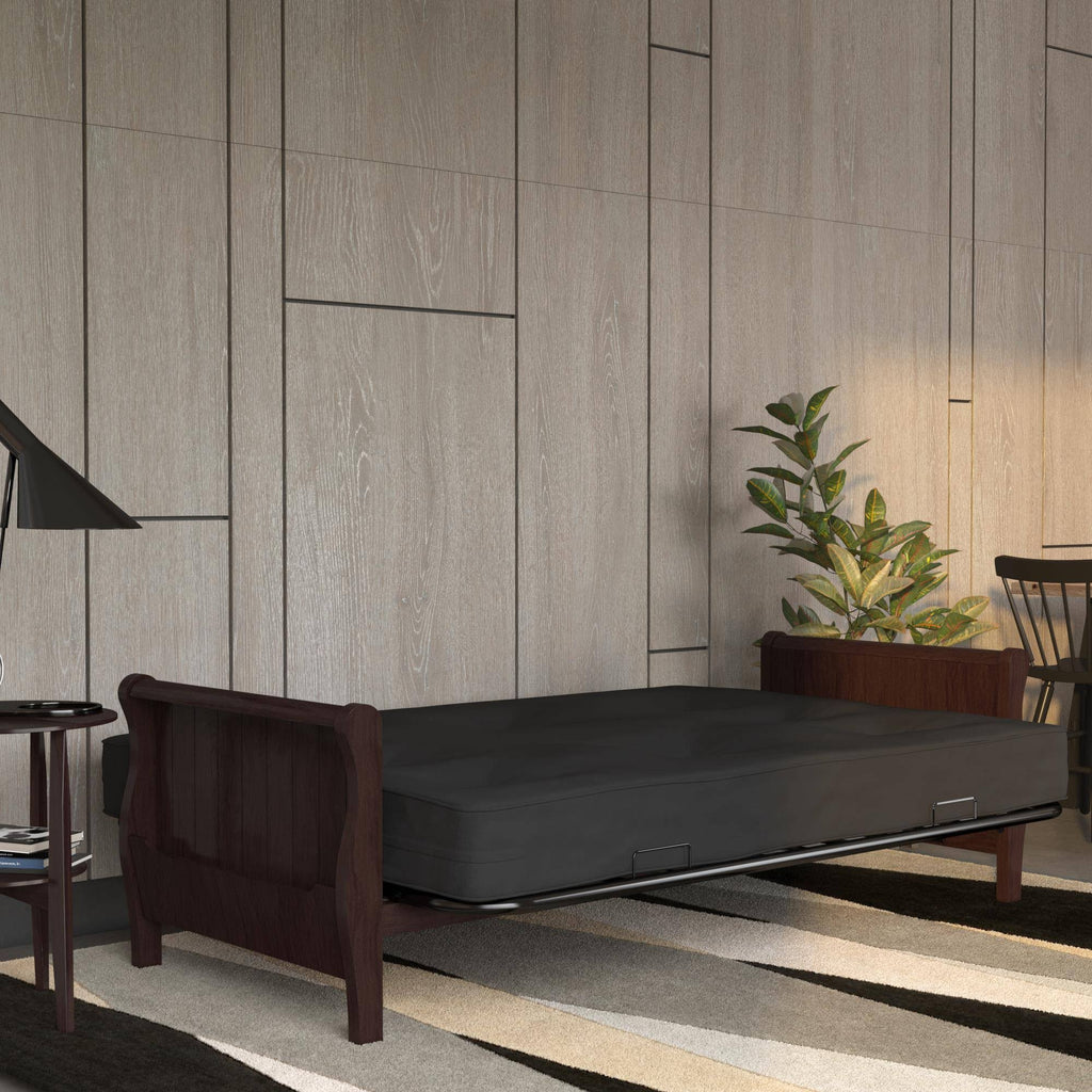 Gray Polyester Futon Mattress S509