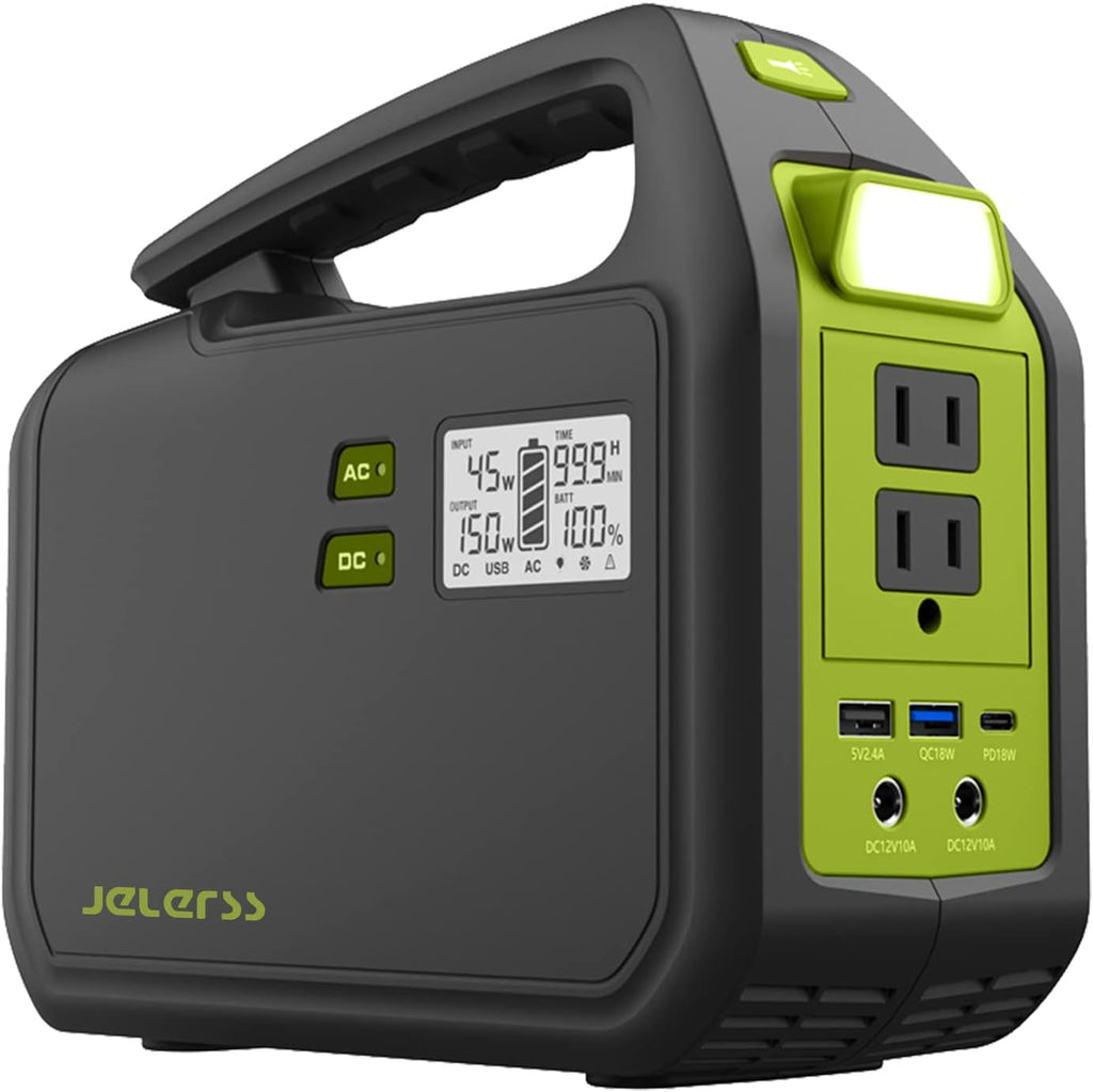 Red 150W Portable Power Station with AC Outlets W94047