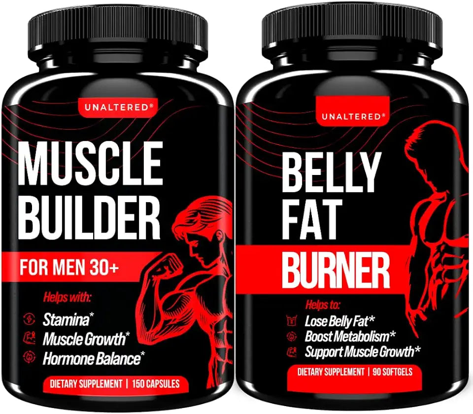 Muscle Builder & Belly Fat Burner Bundle O859311