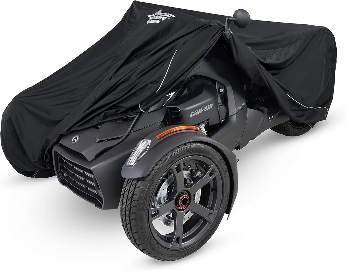 Can-Am Ryker Cover Weather Resistant Full Cover Windshield Liner Exhaust Heat Shield Black Charcoal S34758