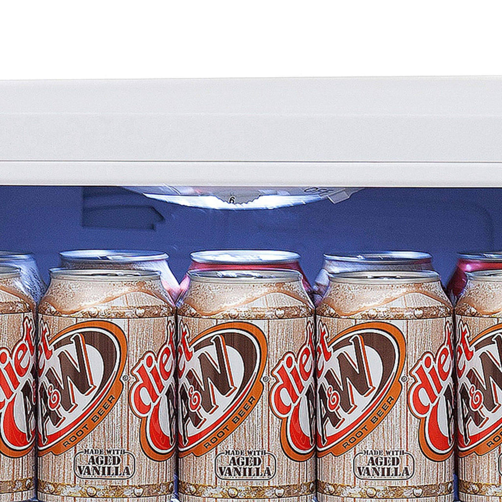 Stainless Steel Beverage Refrigerator With Lock Q116