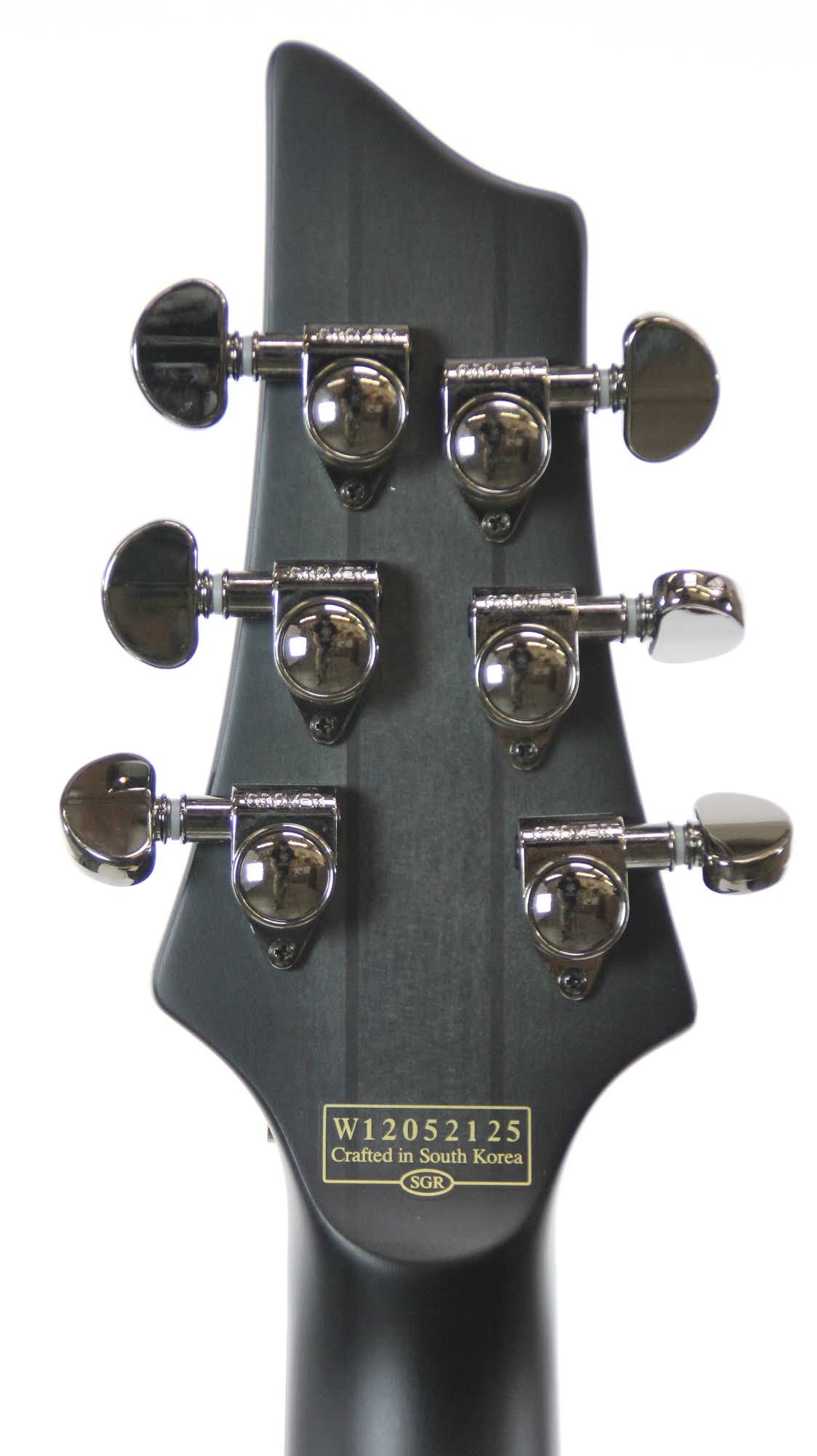 See-Thru Black Satin Electric Guitar B603738