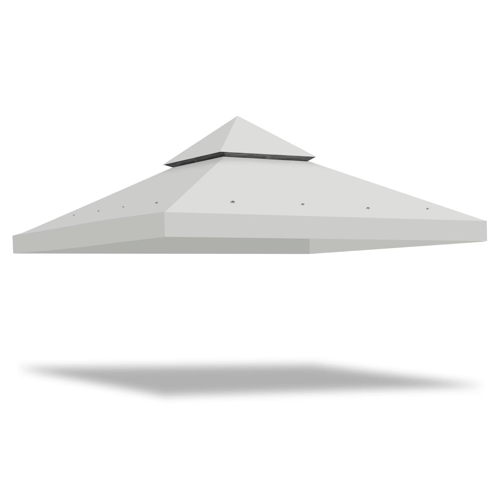 10x10ft Grey Gazebo Canopy Replacement M3492