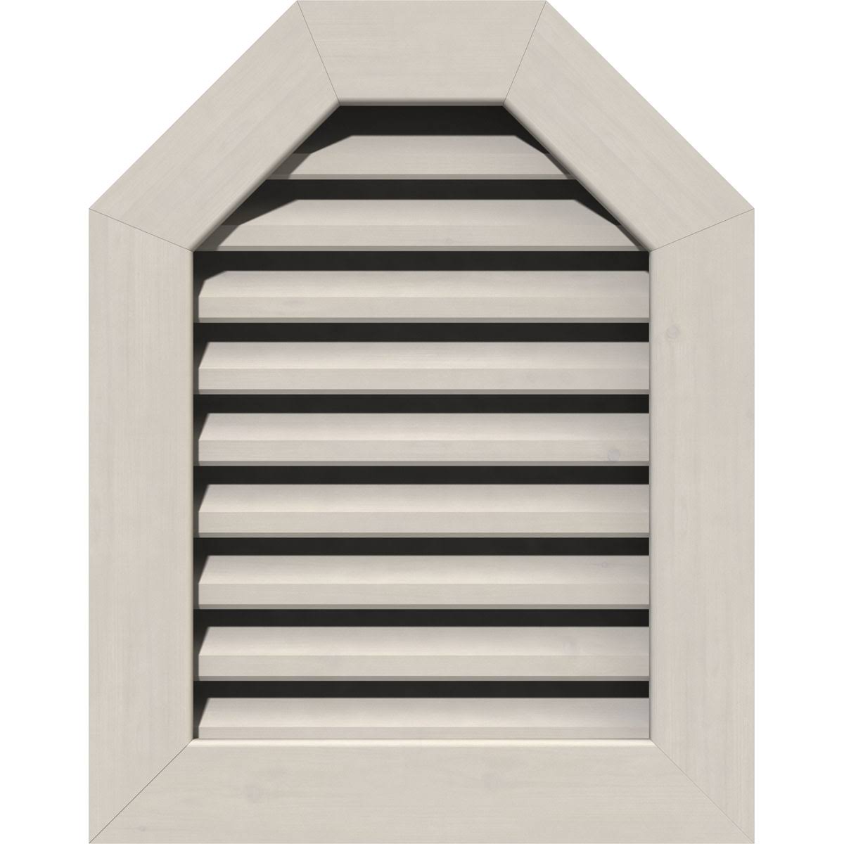 Primed Octagonal Top Gable Vent F89693