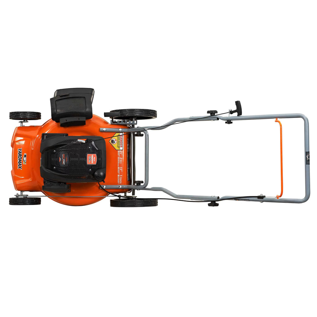21 in. 170cc 2-in-1 Gas Walk Behind Push Lawn Mower with High Rear Wheels D354844