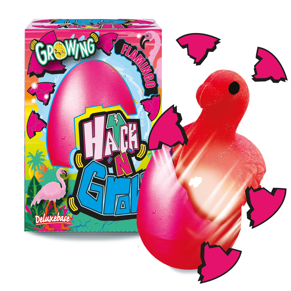 Flamingo Hatching Eggs with Growing Bird Toy N109