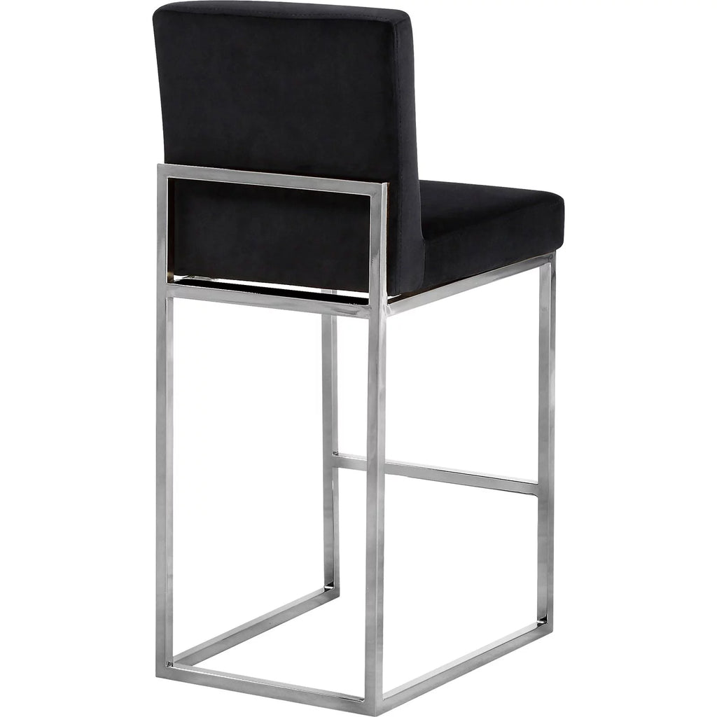 Gray Velvet Counter Stool V743378